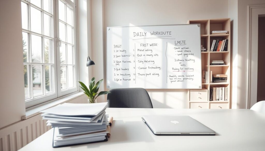 plan first week training